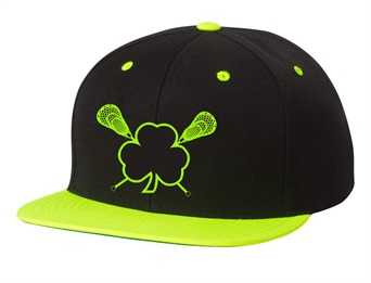 Shamrocks Hat - Flat Brim - Order due by Wednesday May 16, 2018